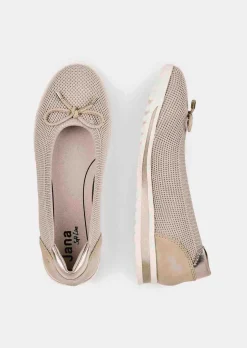 Ballerines avec petit nœud décoratif