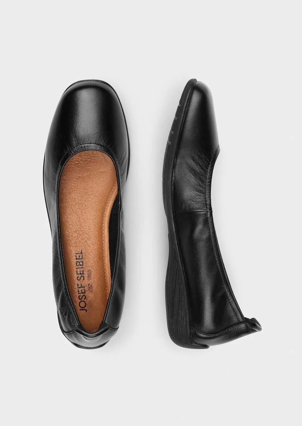 Ballerines en cuir véritable