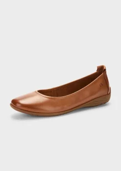 Ballerines en cuir véritable
