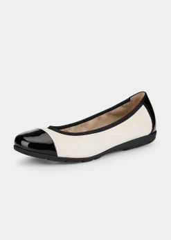 Ballerines en cuir véritable