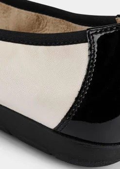Ballerines en cuir véritable