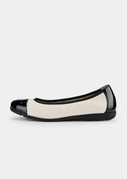 Ballerines en cuir véritable