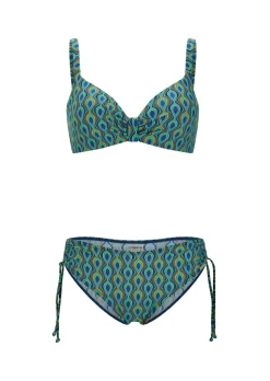 Bikini avec fronces féminines