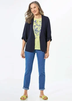 Blazer à col cardigan