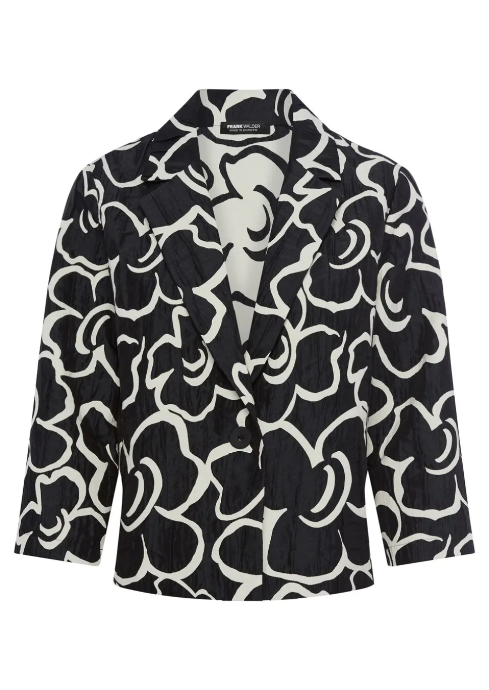 Blazer en jacquard légèrement brillant