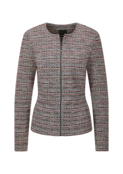 Blazer en jersey, aspect bouclette