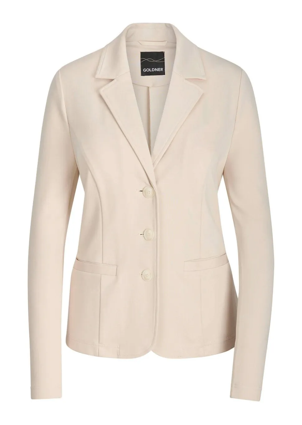 Blazer en jersey avec col tailleur