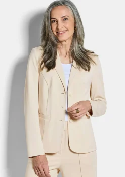Blazer en jersey avec col tailleur
