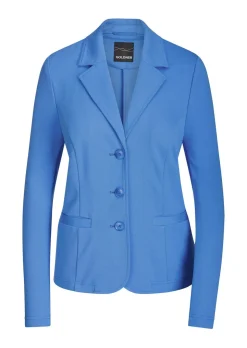 Blazer en jersey avec col tailleur