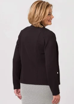 Blazer en jersey avec fermeture zippée