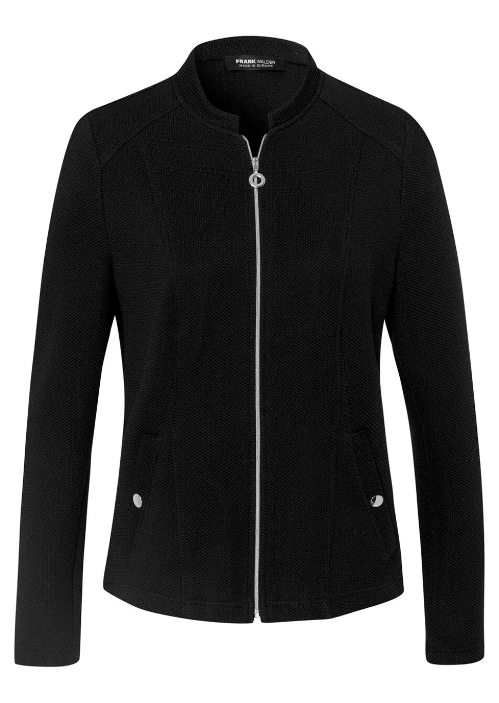 Blazer en jersey avec fermeture zippée