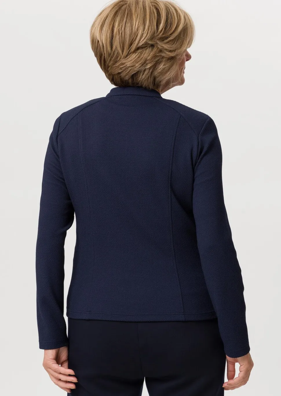 Blazer en jersey avec fermeture zippée