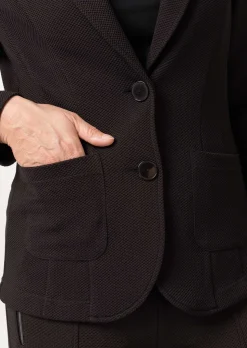 Blazer en jersey structuré, avec poches
