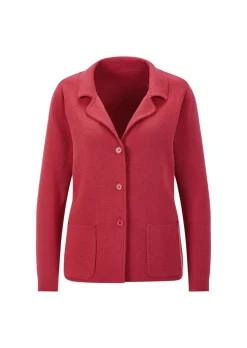 Blazer en tricot avec poches plaquées