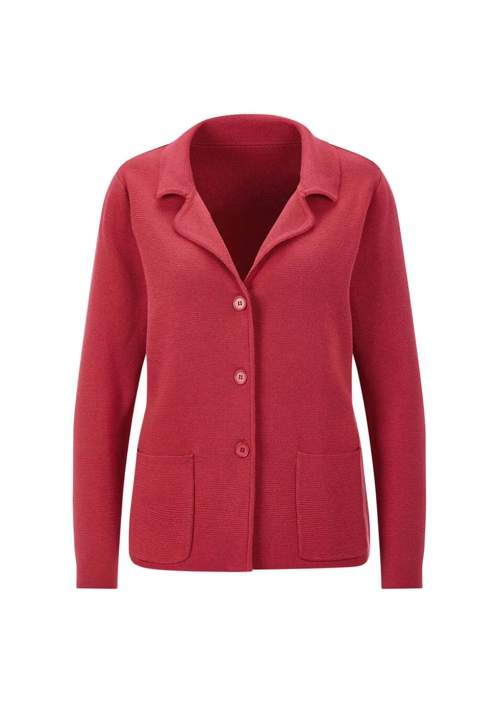 Blazer en tricot avec poches plaquées