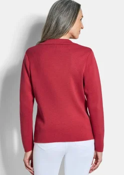 Blazer en tricot avec poches plaquées