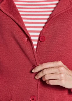 Blazer en tricot avec poches plaquées