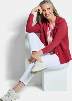 Blazer en tricot avec poches plaquées