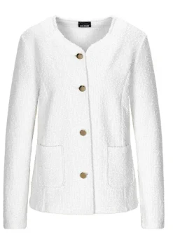 Blazer noble, aspect bouclette