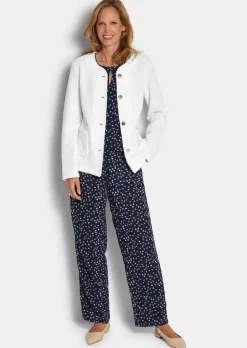 Blazer noble, aspect bouclette