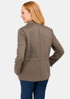 Blazer toucher velours
