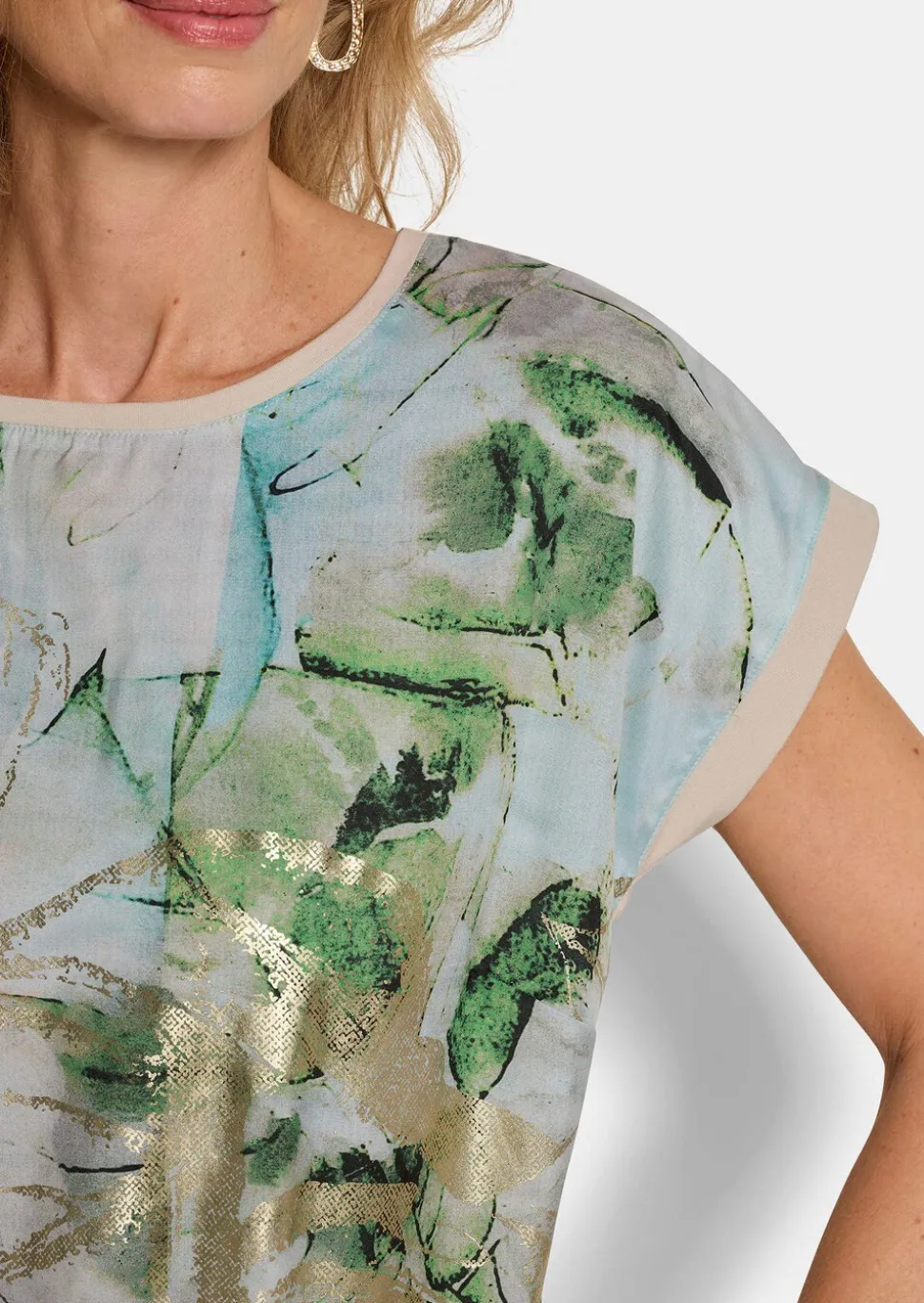 Blouse à encolure bateau