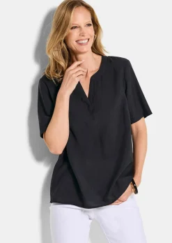 Blouse en seersucker, facile d'entretien