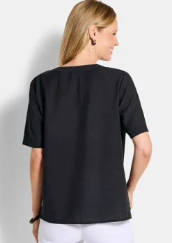 Blouse en seersucker, facile d'entretien