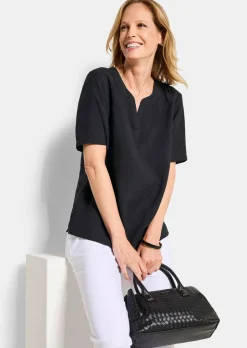 Blouse en seersucker, facile d'entretien
