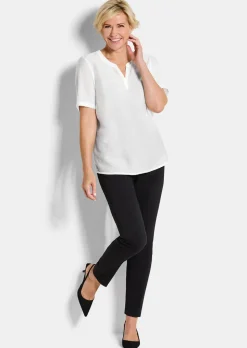 Blouse en seersucker, facile d'entretien