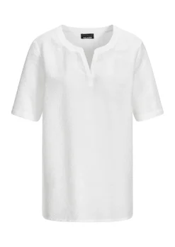 Blouse en seersucker, facile d'entretien