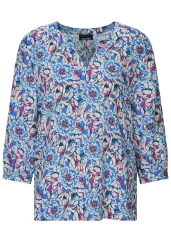 Blouse en viscose avec motif floral