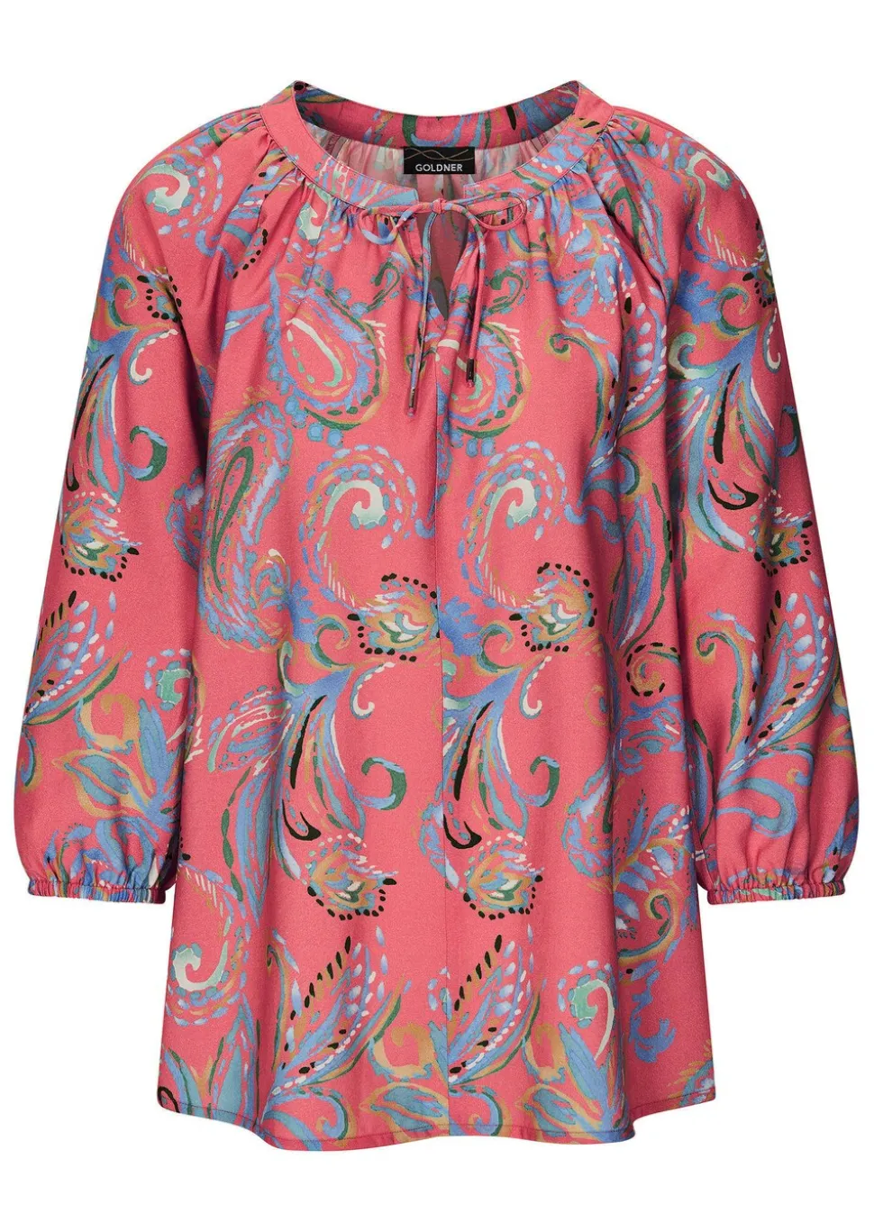 Blouse en viscose douce avec motif cachemire
