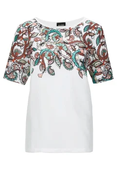 Blouse fluide avec imprimé cachemire