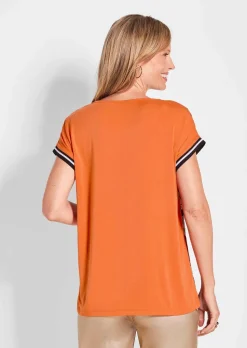 Blouse fluide avec imprimé intégral