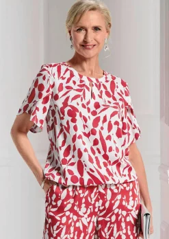 Blouse élégante avec manches tulipe