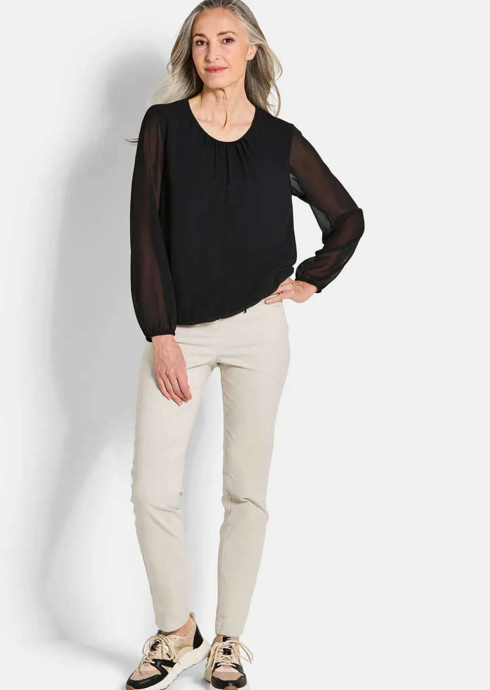 Blouse élégante en voile