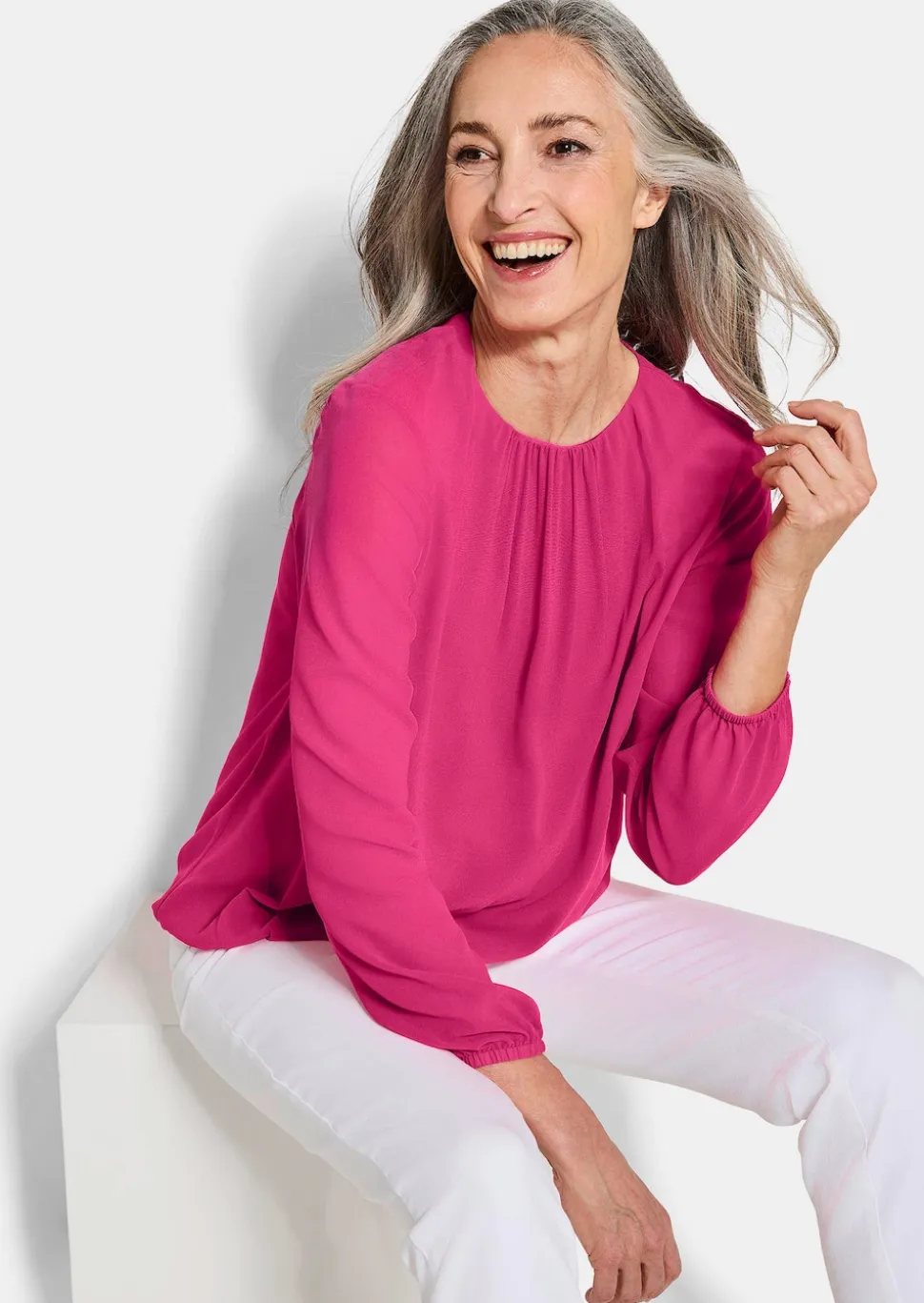 Blouse élégante en voile