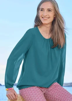 Blouse élégante en voile