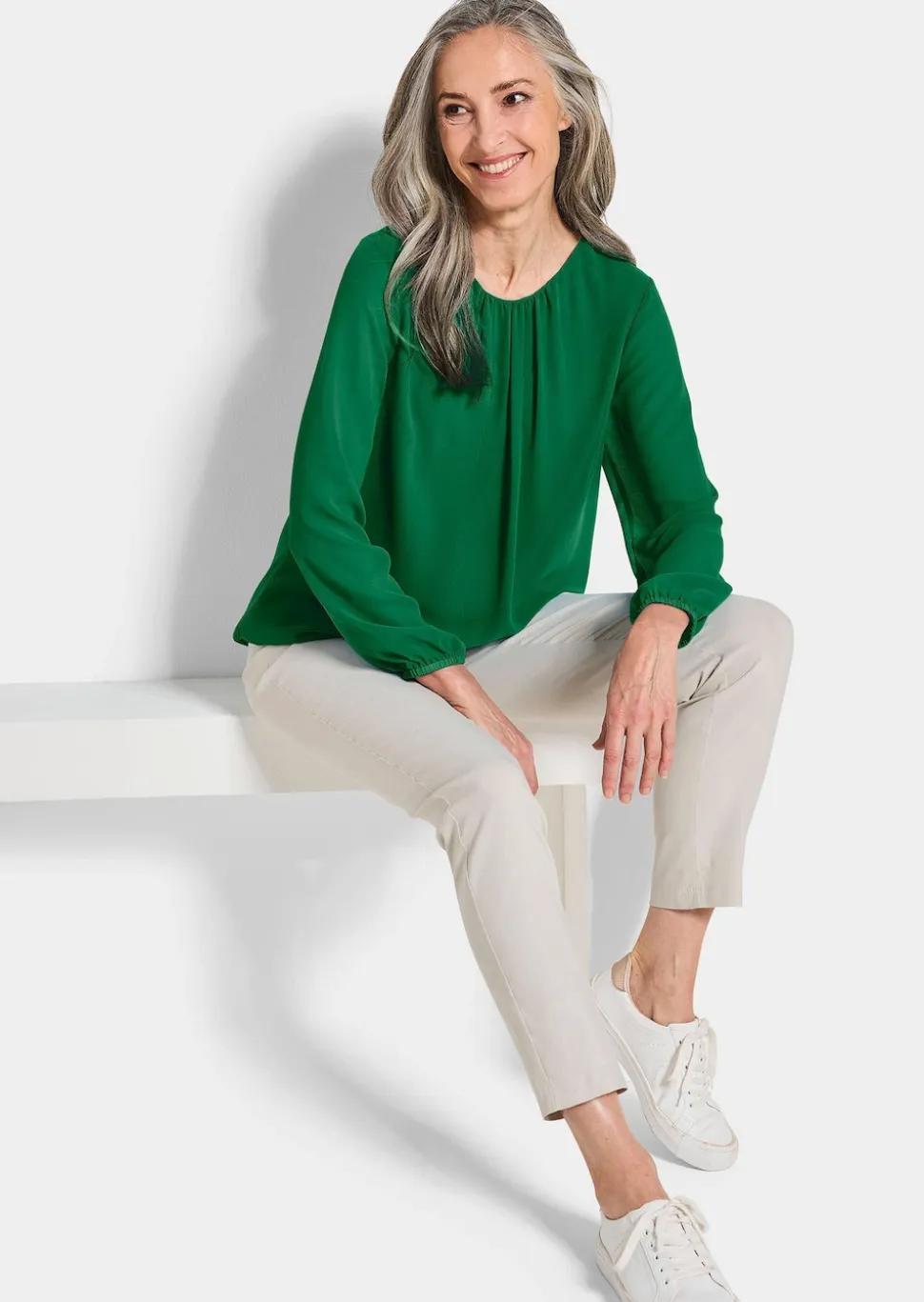 Blouse élégante en voile