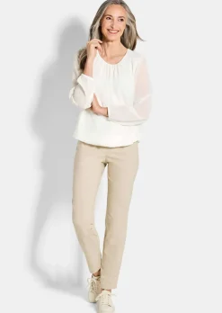 Blouse élégante en voile