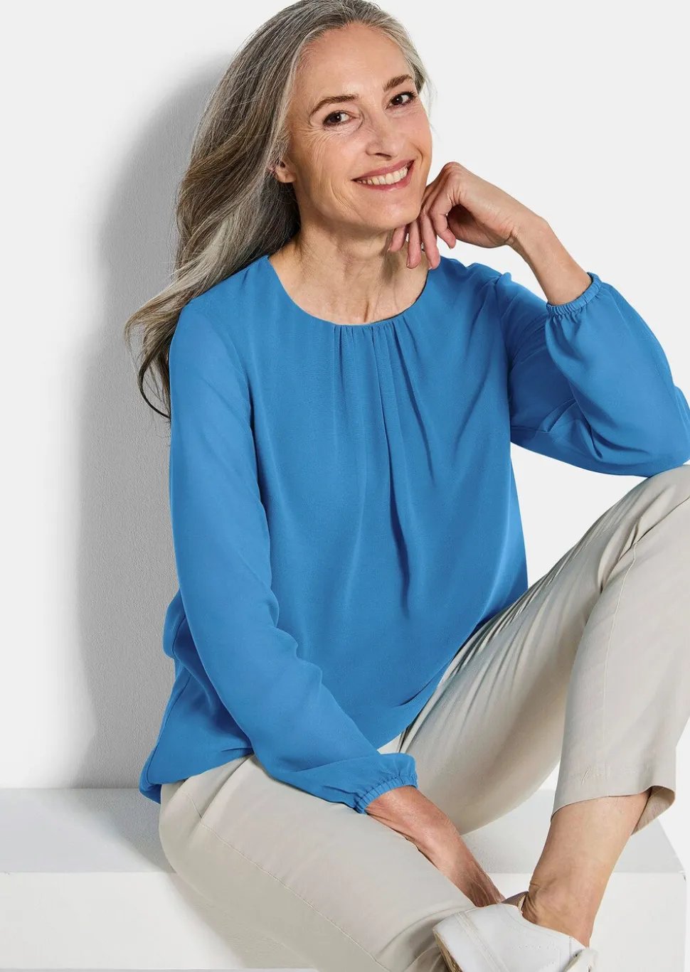 Blouse élégante en voile