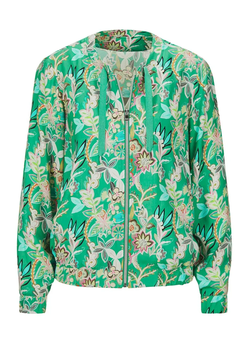 Blouson avec imprimé floral intégral
