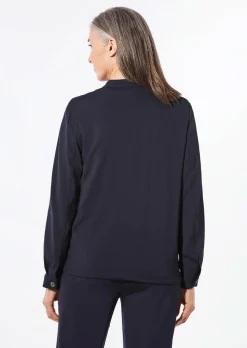 Blouson à col droit