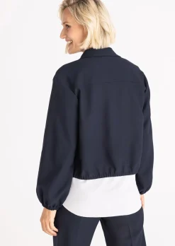 Blouson court avec finitions extensibles