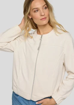 Blouson en jersey avec fermeture zippée
