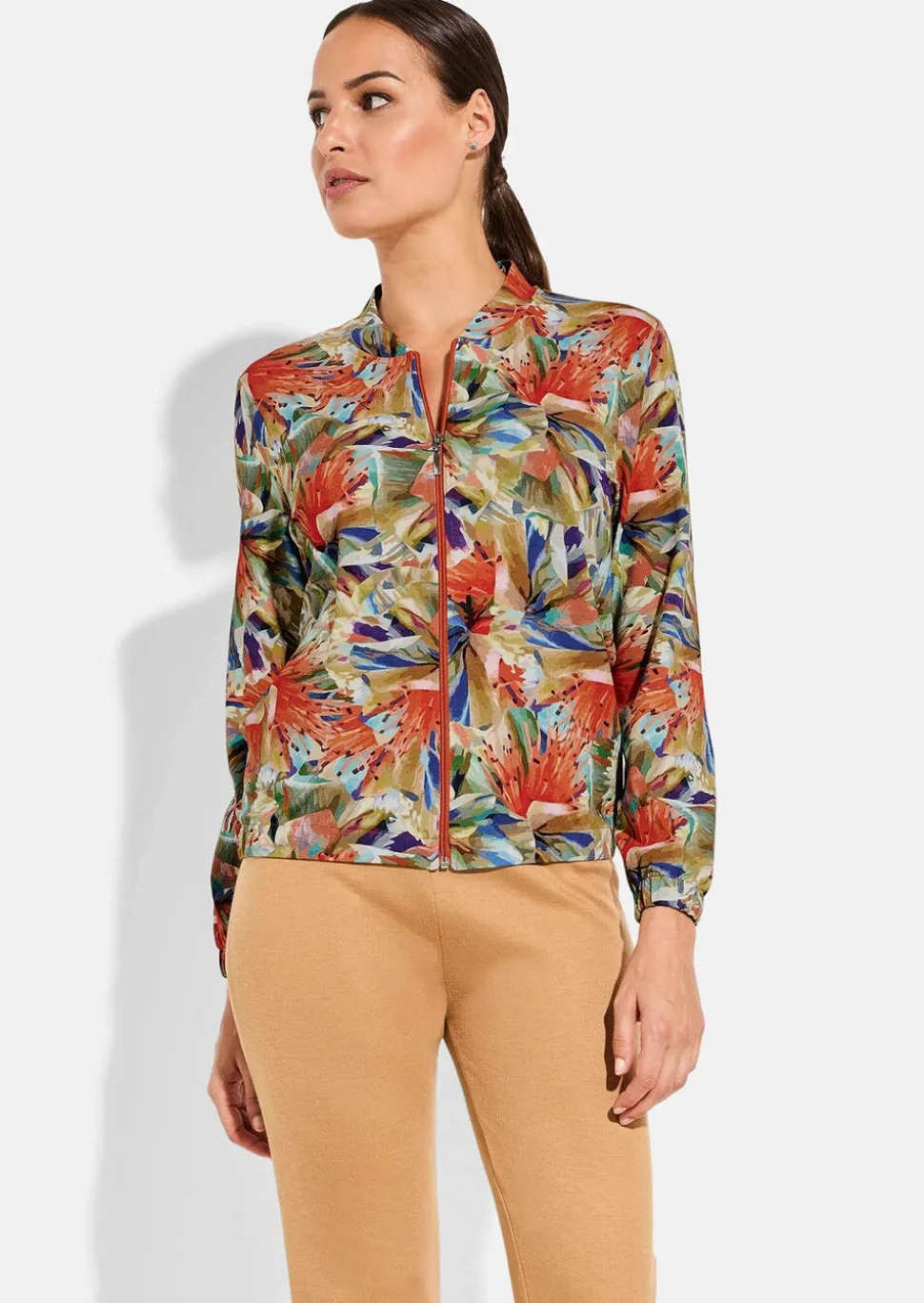 Blouson en jersey de viscose