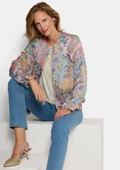 Blouson léger en satin de viscose