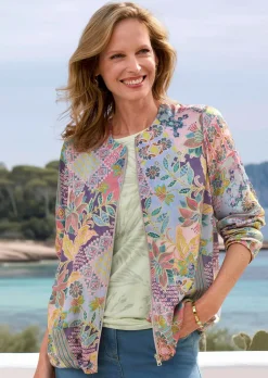 Blouson léger en satin de viscose