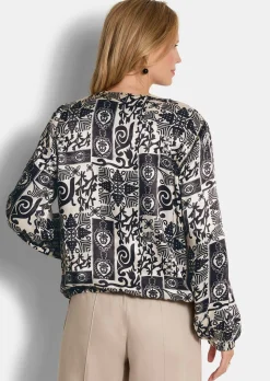 Blouson noble en satin de viscose